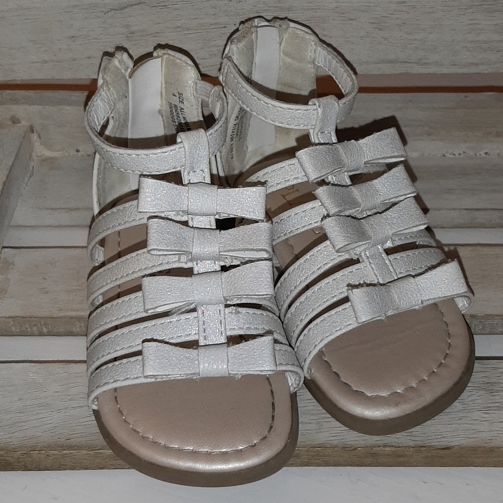 Toddler Girls Gladiator Bow Sandals